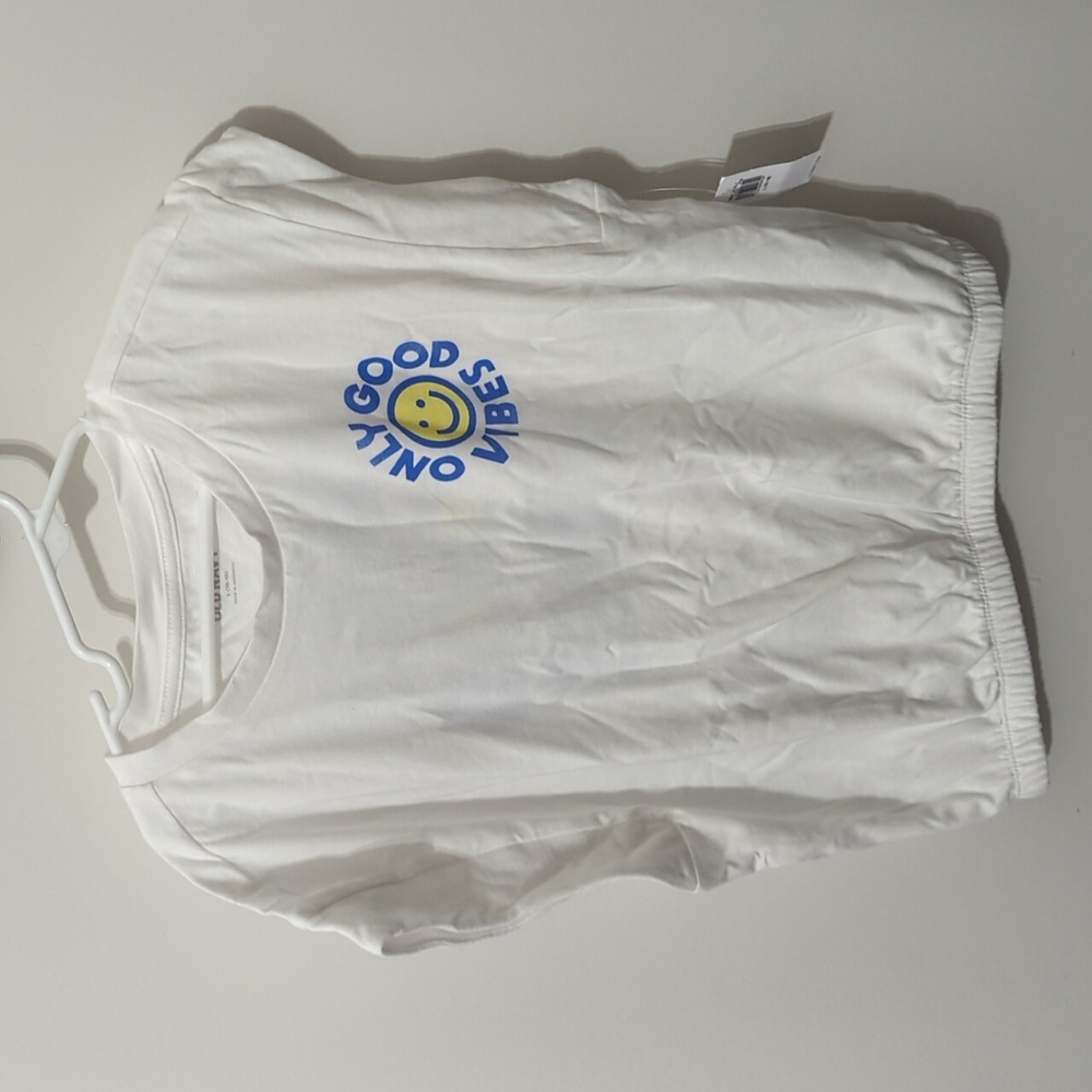 Old Navy girls cinched graphic tee